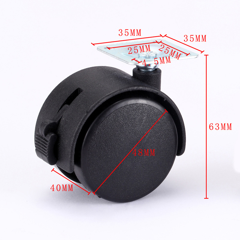 2 inch flat plate with brake