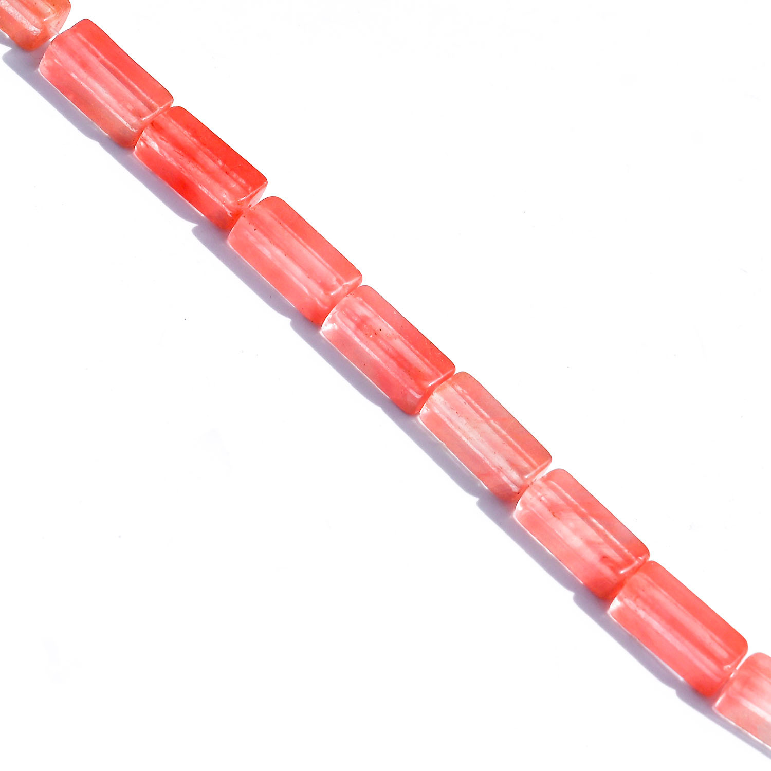 14 synthetic Cherry Quartz