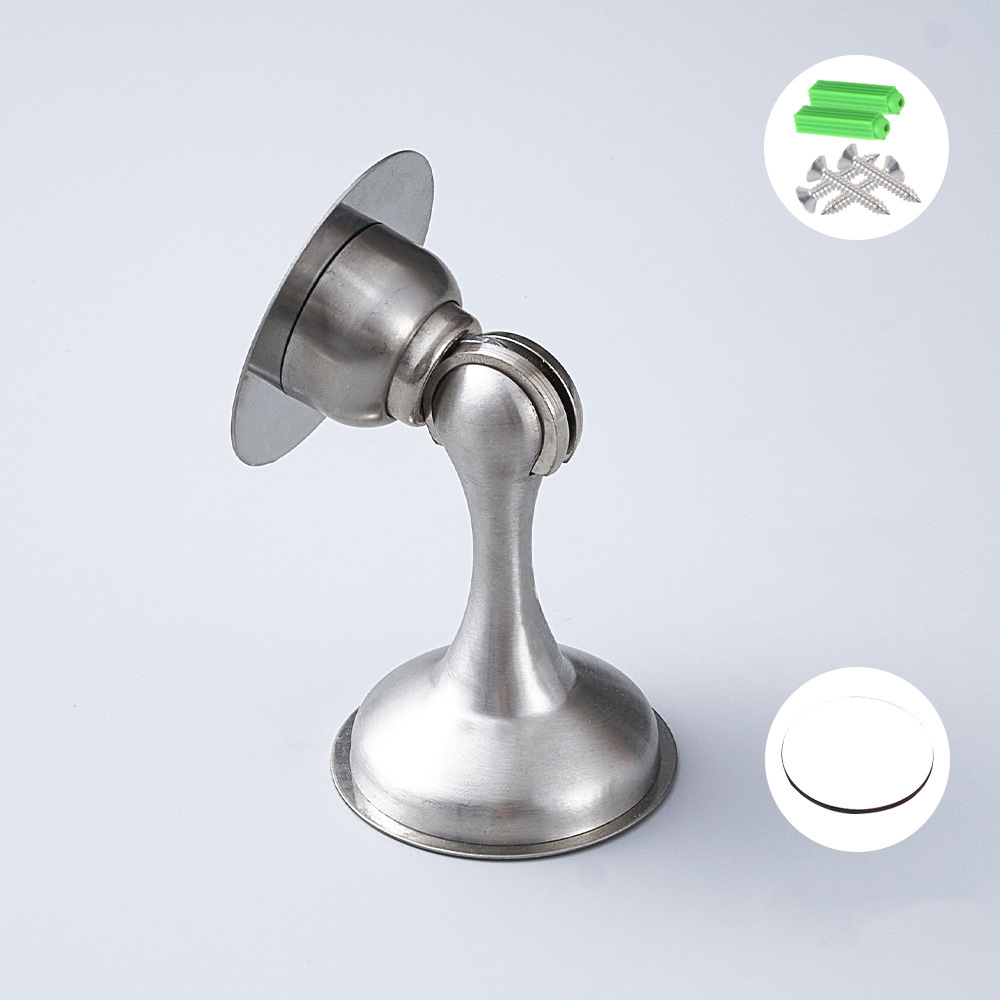 Punch-free brushed steel (with glue and screws)