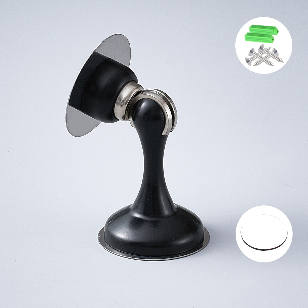 Punch-free matte black (with glue and screws)