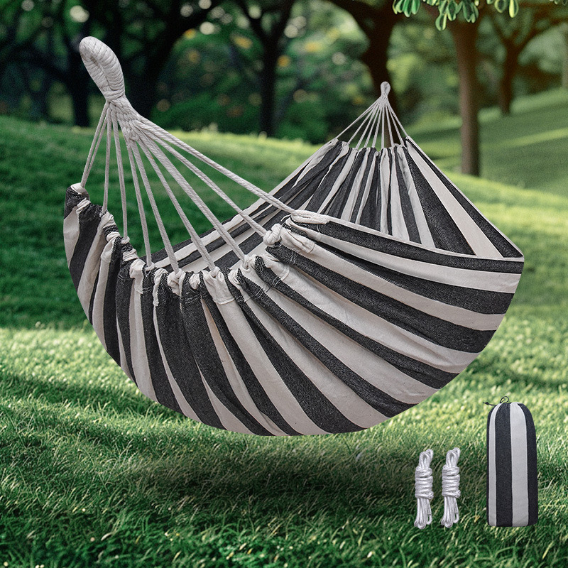 200*150 thickened black and white stripes