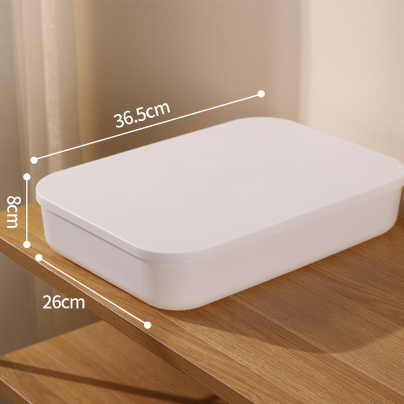 Flat large ivory white