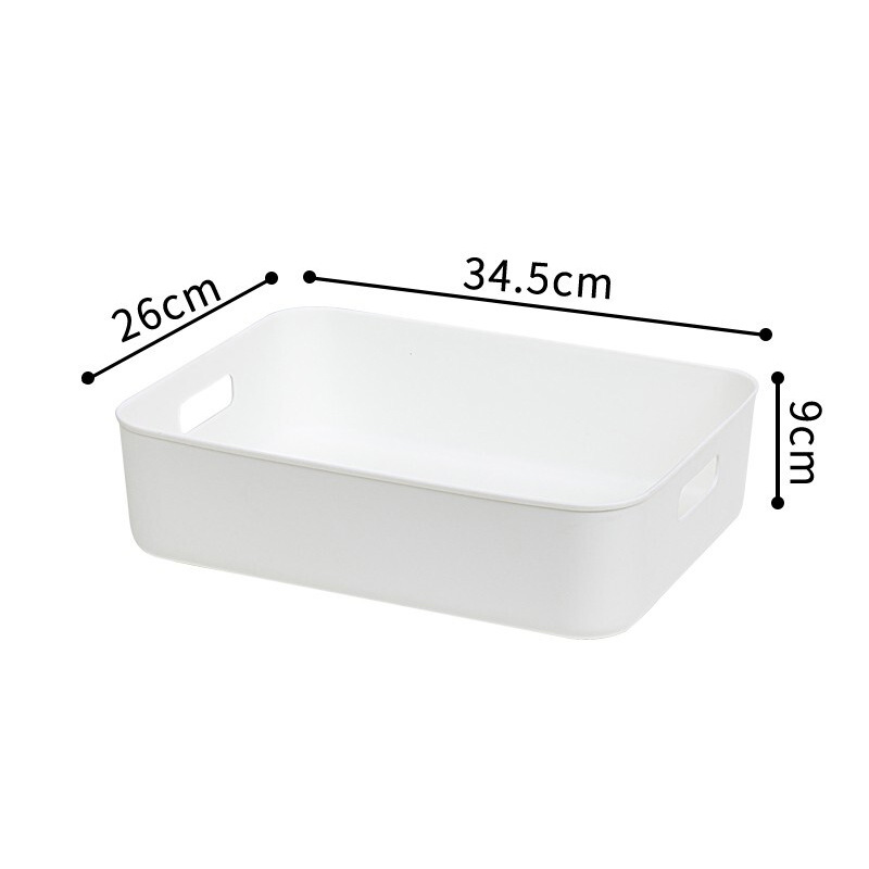 8L short white 34.5*26*9cm