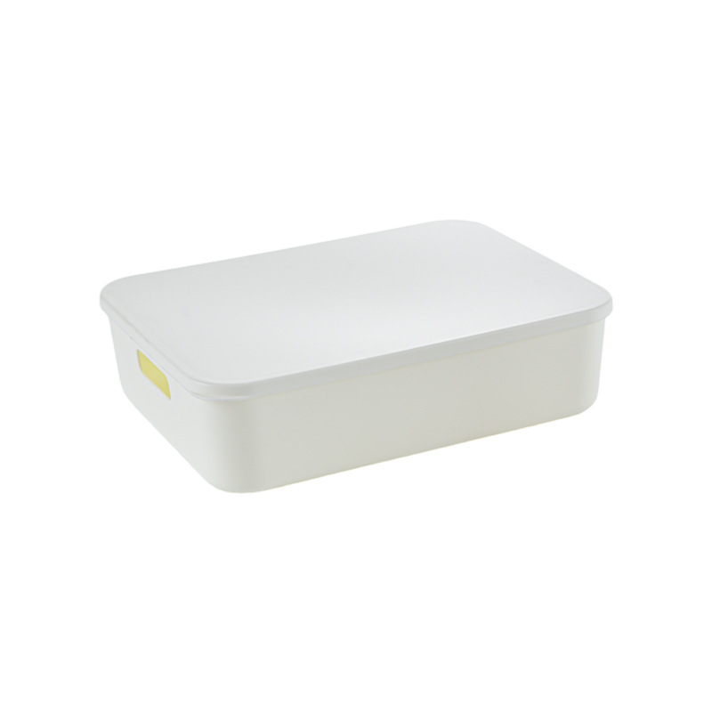 5L white with cover 28*21*9cm