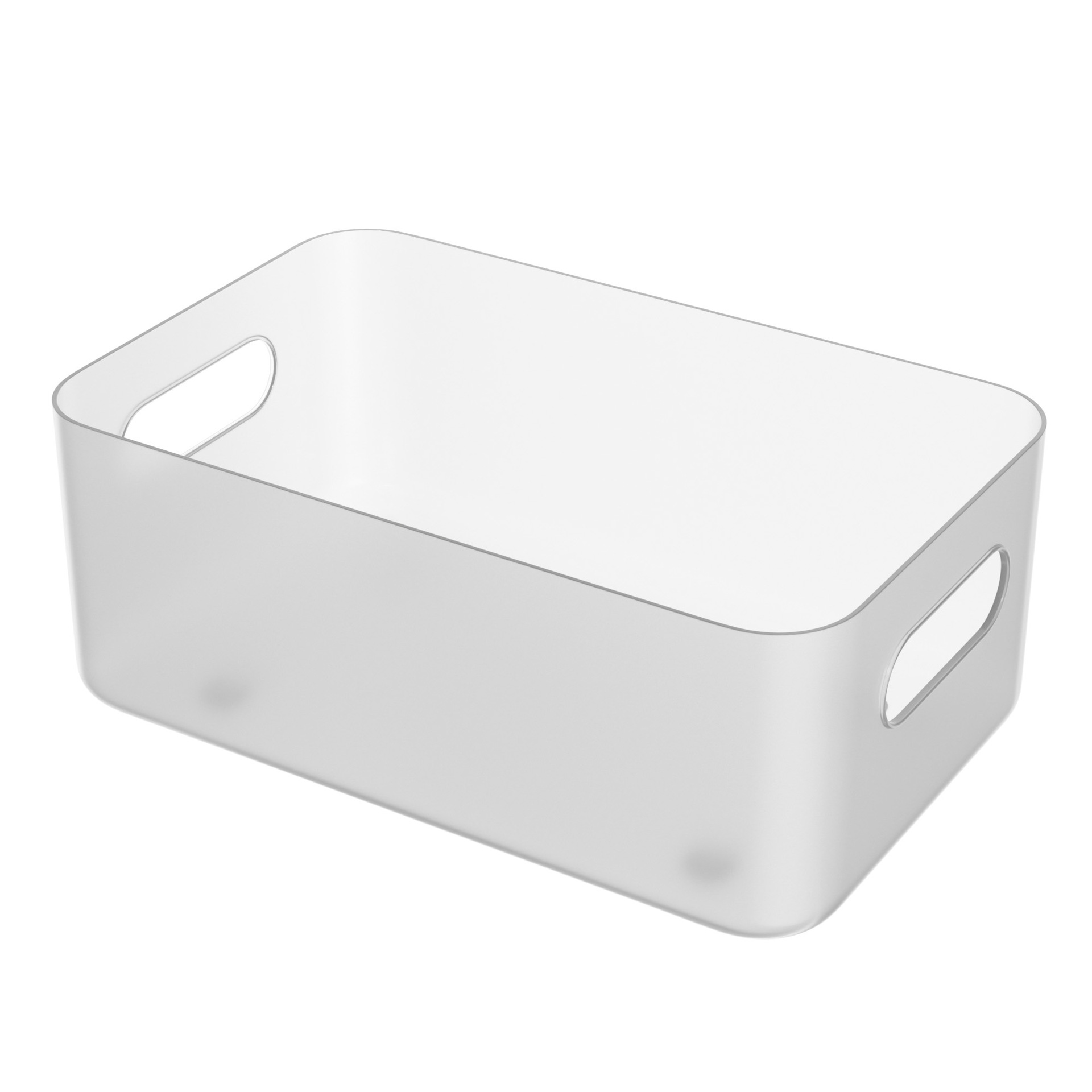 4l frosted transparent without cover 24.5*15.5*9.5cm