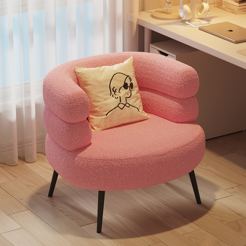 Pink [Lamb Velvet Sponge Cushion]]