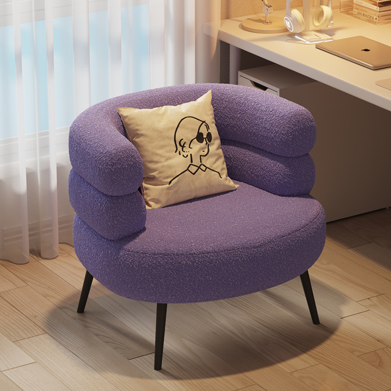Purple [Lamb Velvet Sponge Cushion]]