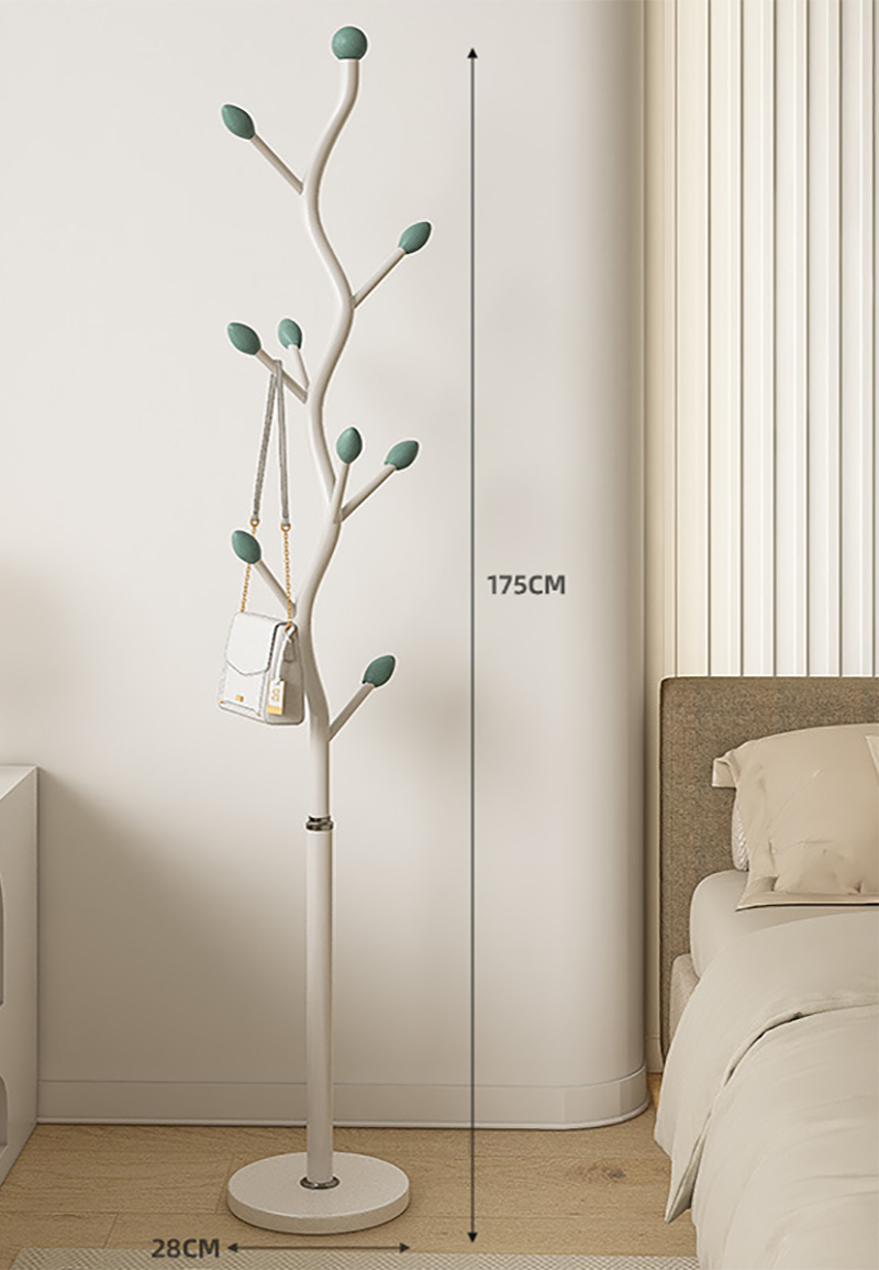 Double s coat rack-cream white [thick white marble]