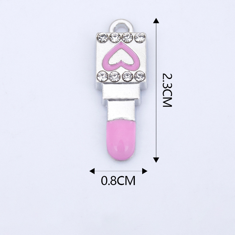 hot pink - platinum color plated