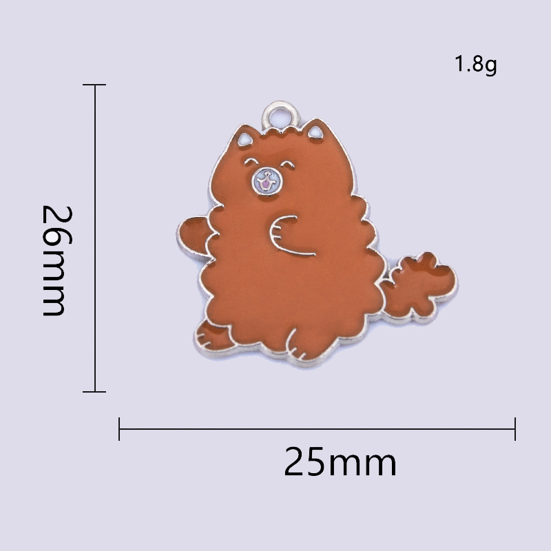 chocolate color - platinum color plated