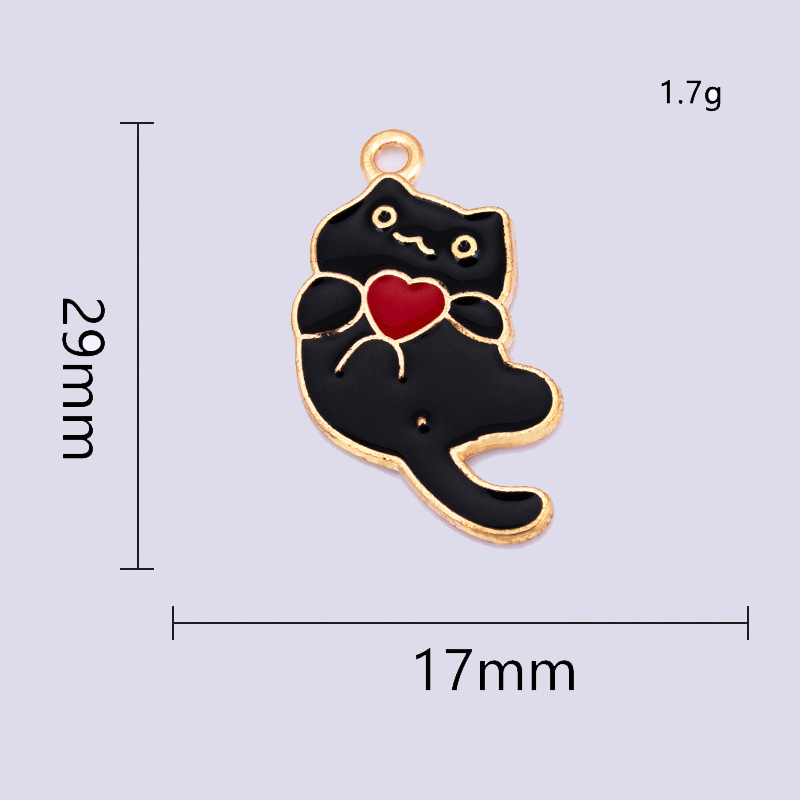 black and red - KC gold plated