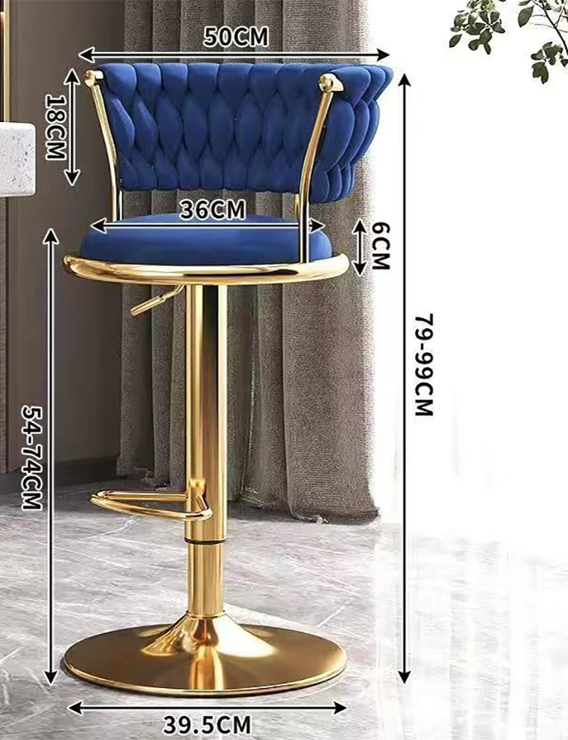 Elegant gold style-deep sea blue
