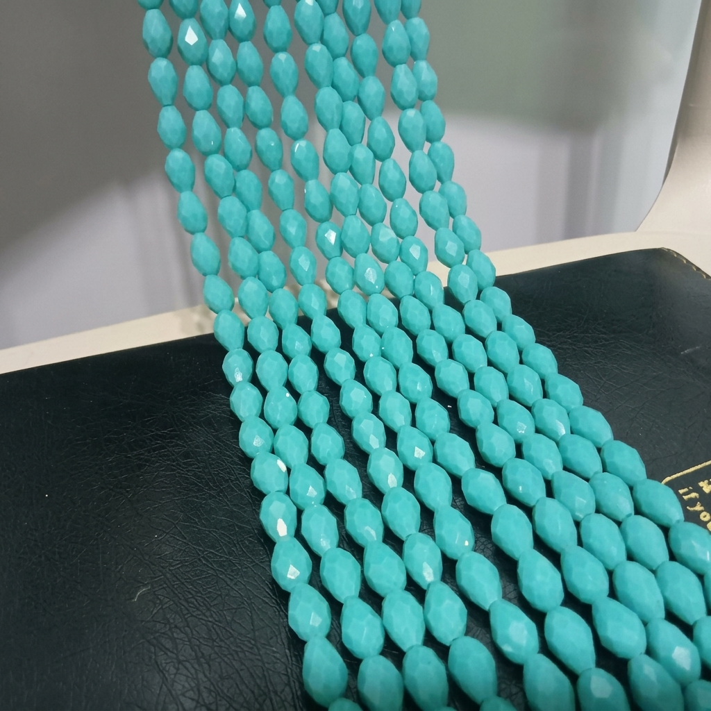 5:Water drop hole blue porcelain