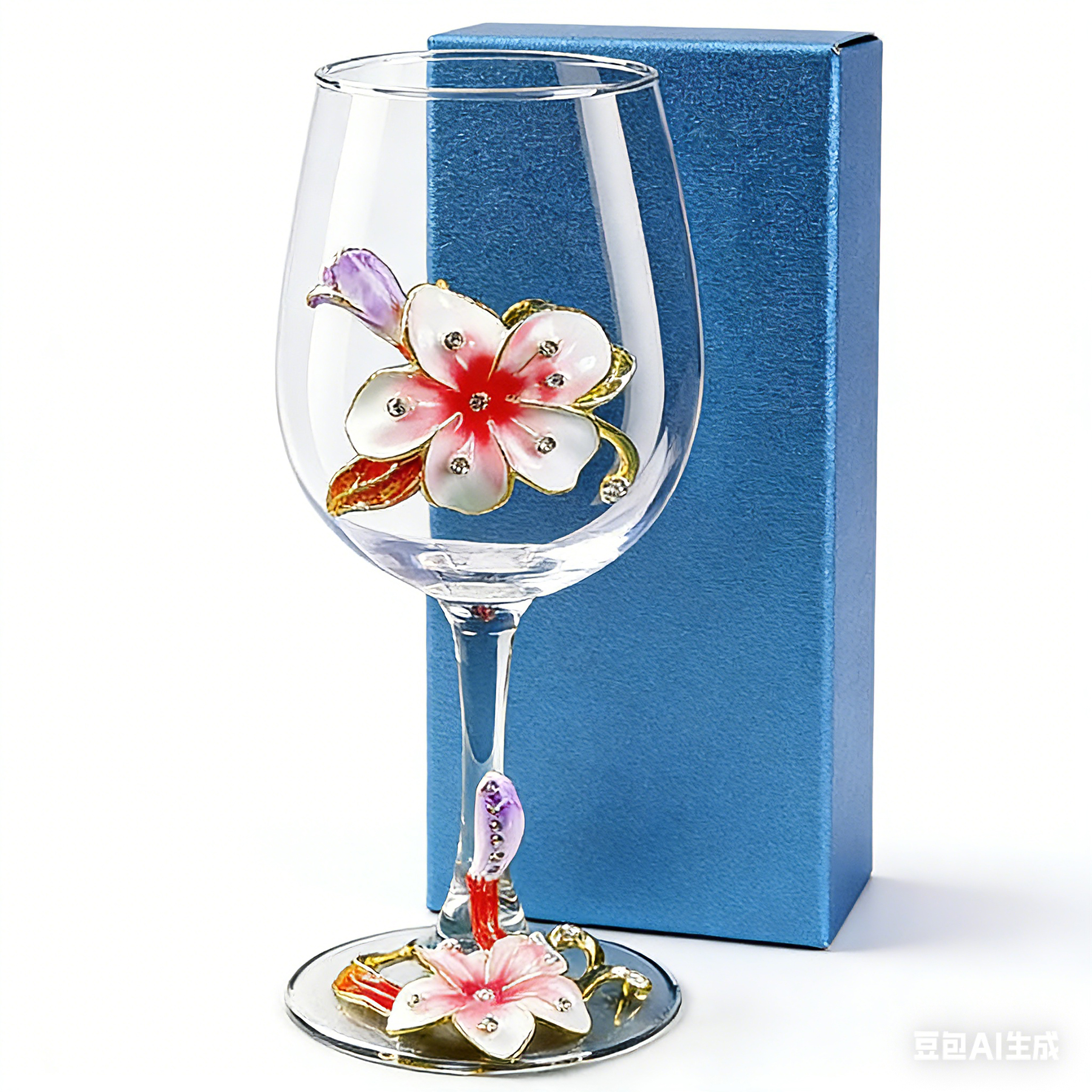 2 pink Single cup, gift box packaging