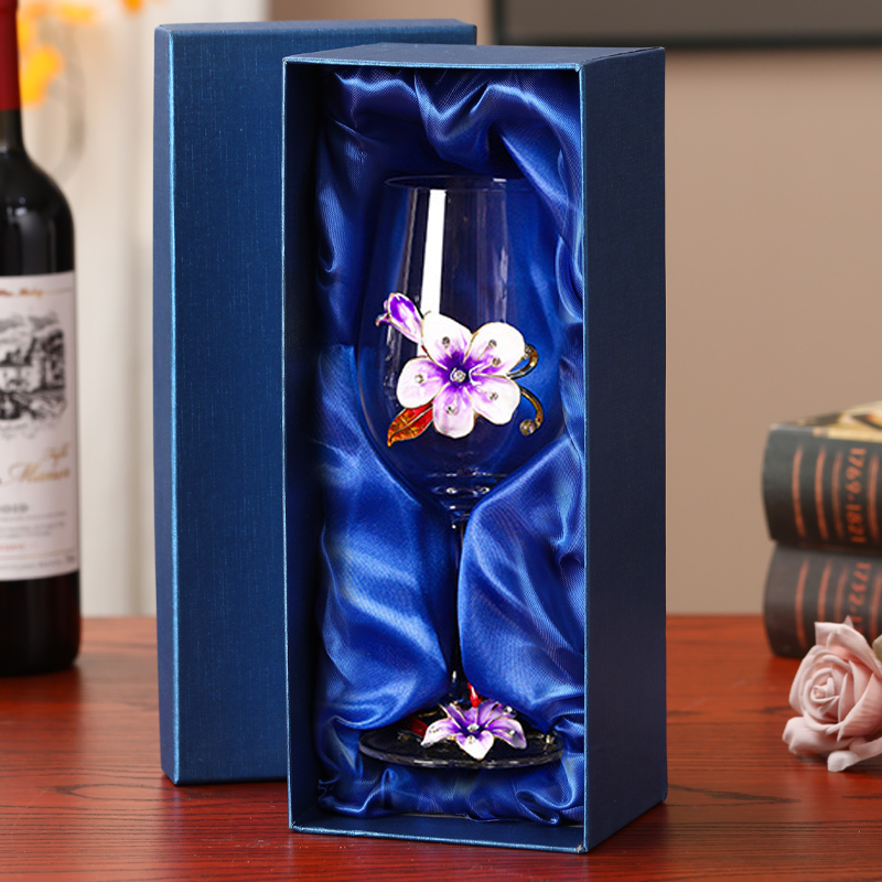 6 purple Single cup, gift box packaging