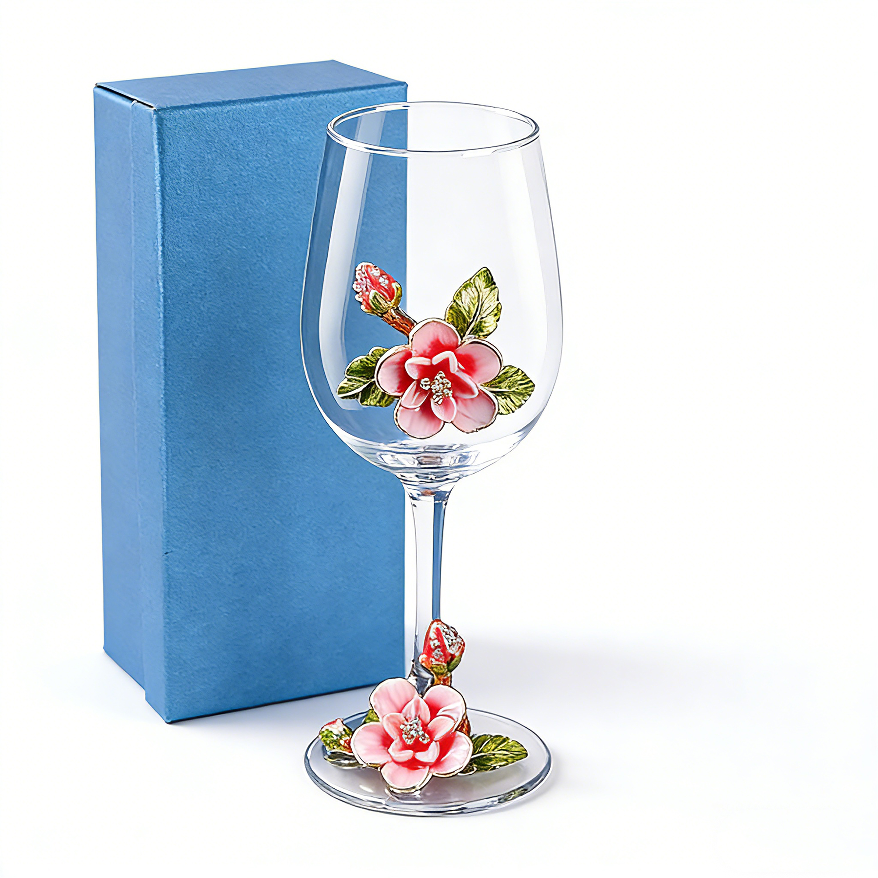 pink one glass gift pack