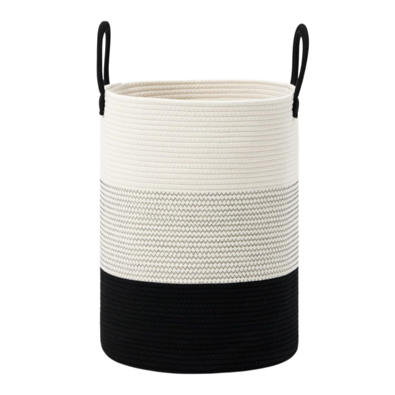 White and black three color combination 38*50cm