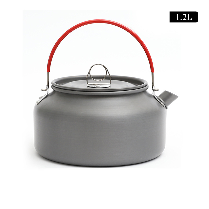 1.2L coffee pot (round red handle) 16.5cm
