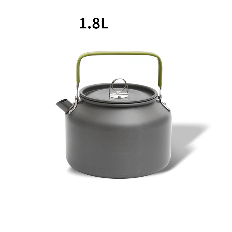DS-18 coffee pot (green handle) 16.5x11.5cm