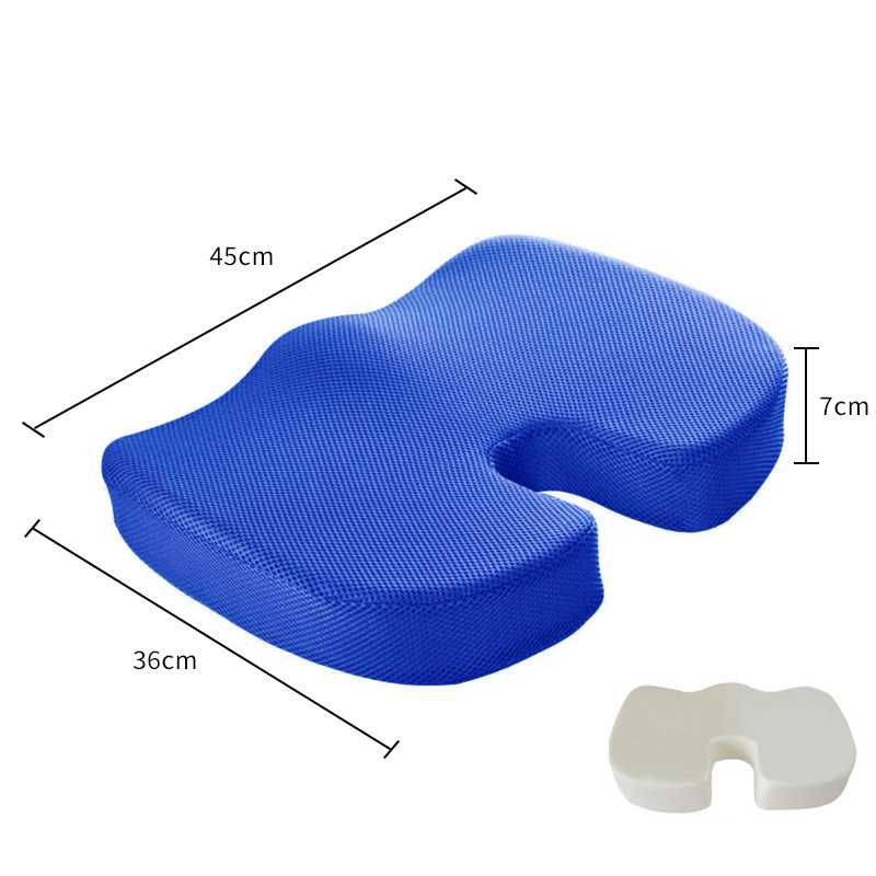 Seat cushion-breathable mesh blue