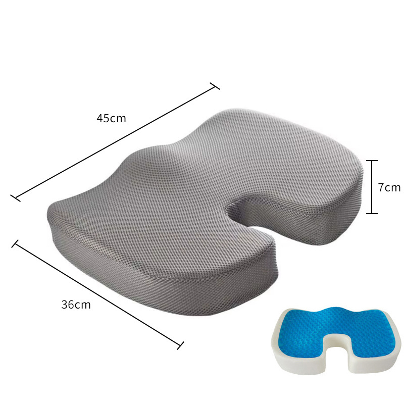 Seat cushion - breathable mesh gray [gel style]