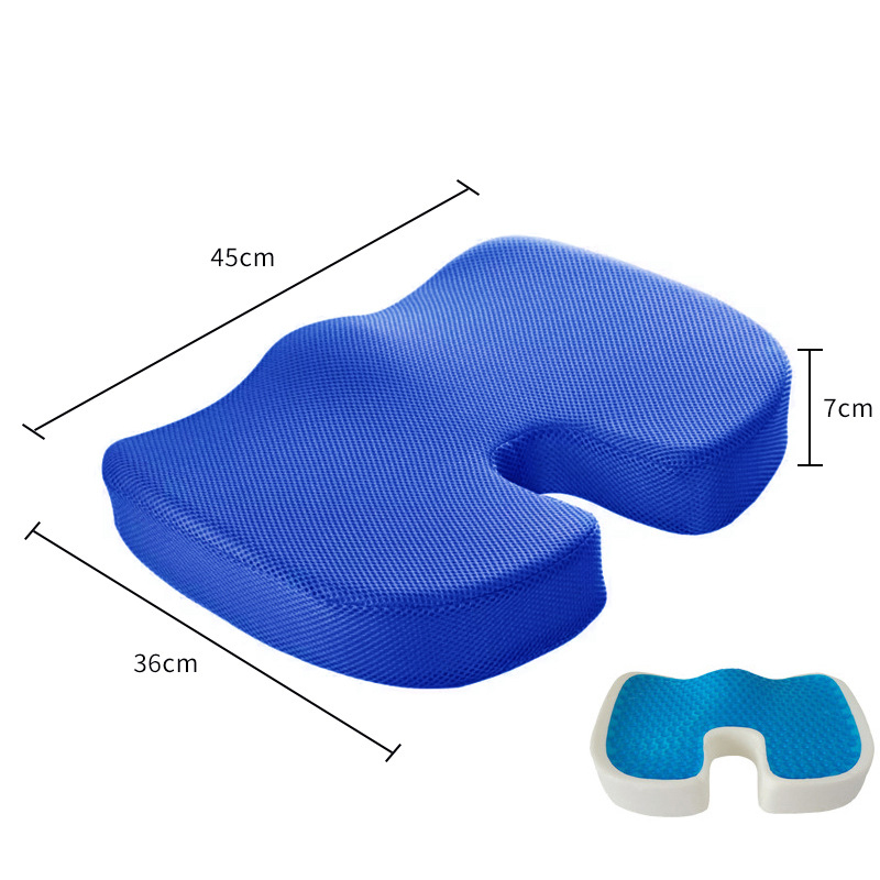 Seat cushion - breathable mesh blue [gel style]