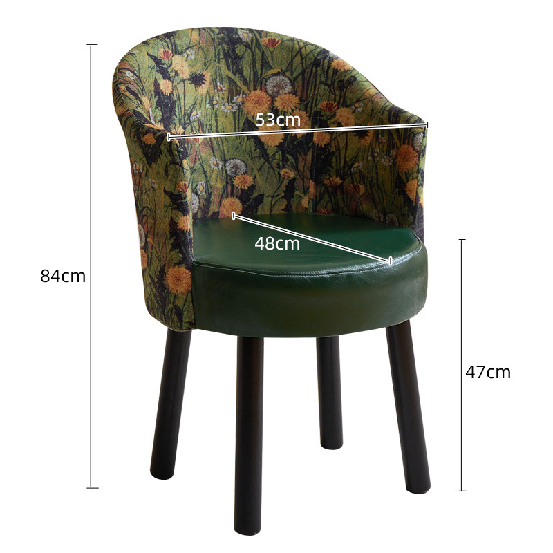 High legs - oil wax leather   velvet back - green
