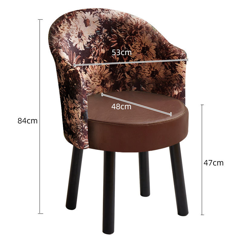 High legs - oil wax leather   velvet back - brown