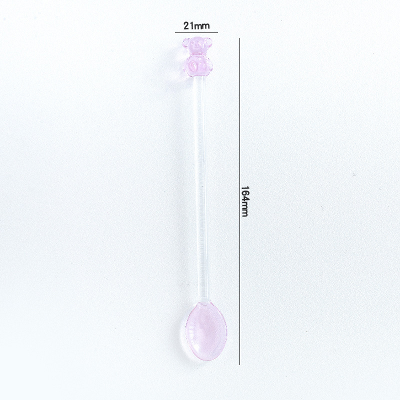 1:Bear spoon pink