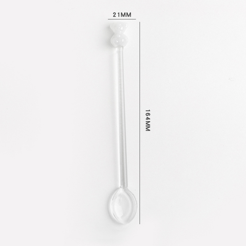 5:Bear spoon white jade