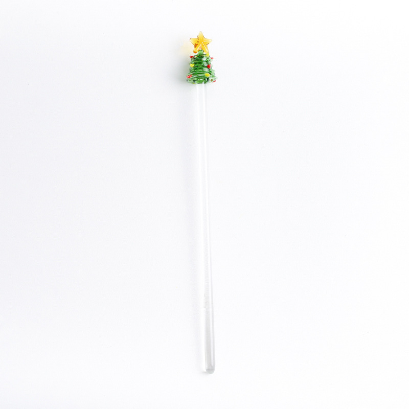 1:Christmas stirring stick no. 1 (green)