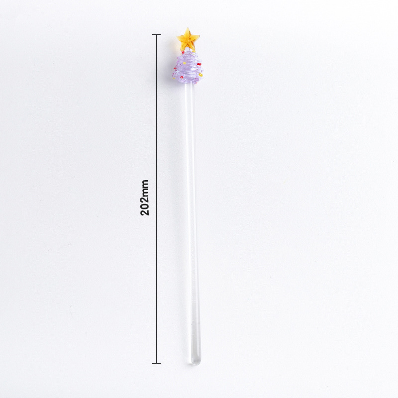 5:Christmas stirring stick no. 5 (purple)