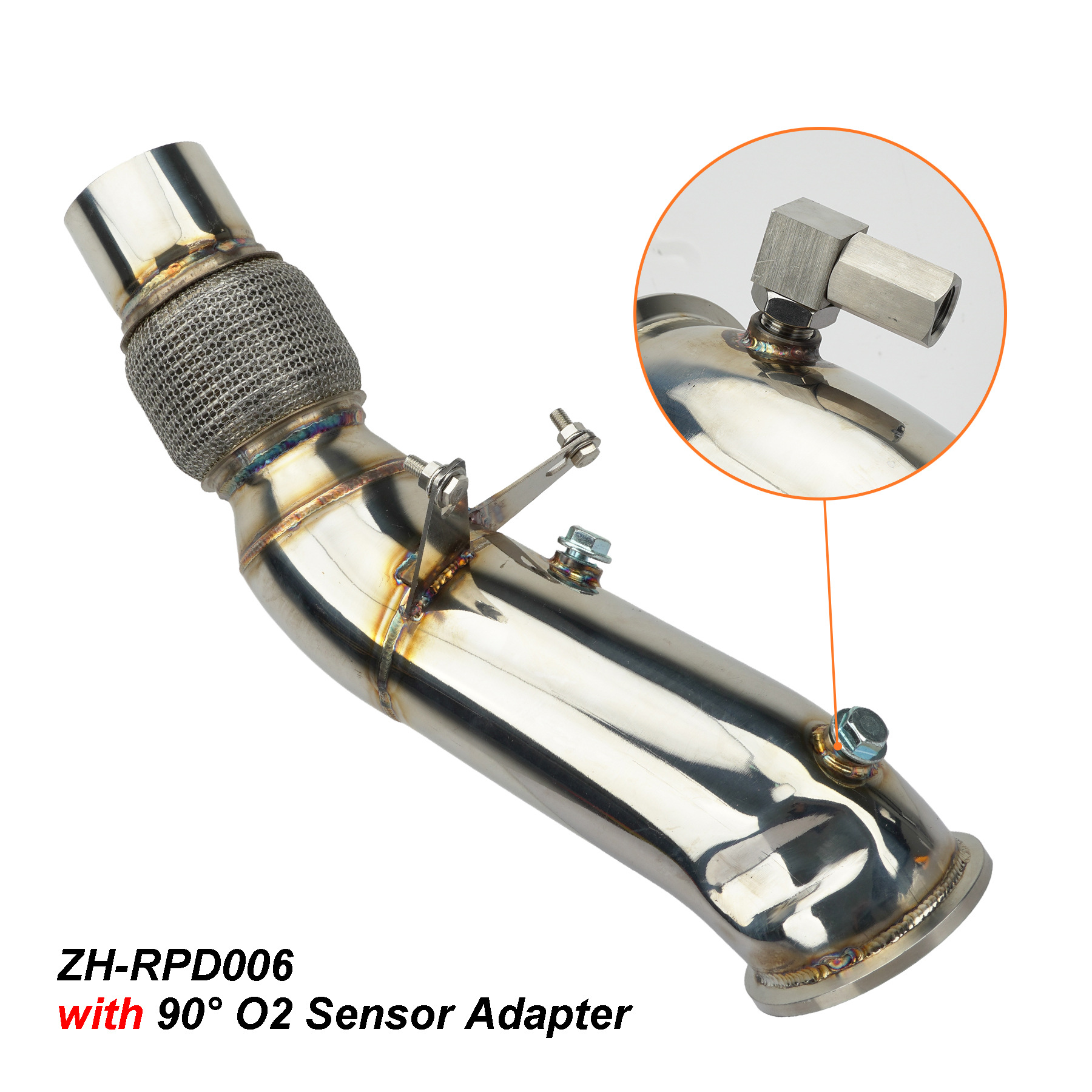 Contains 90 degree oxygen sensing joint