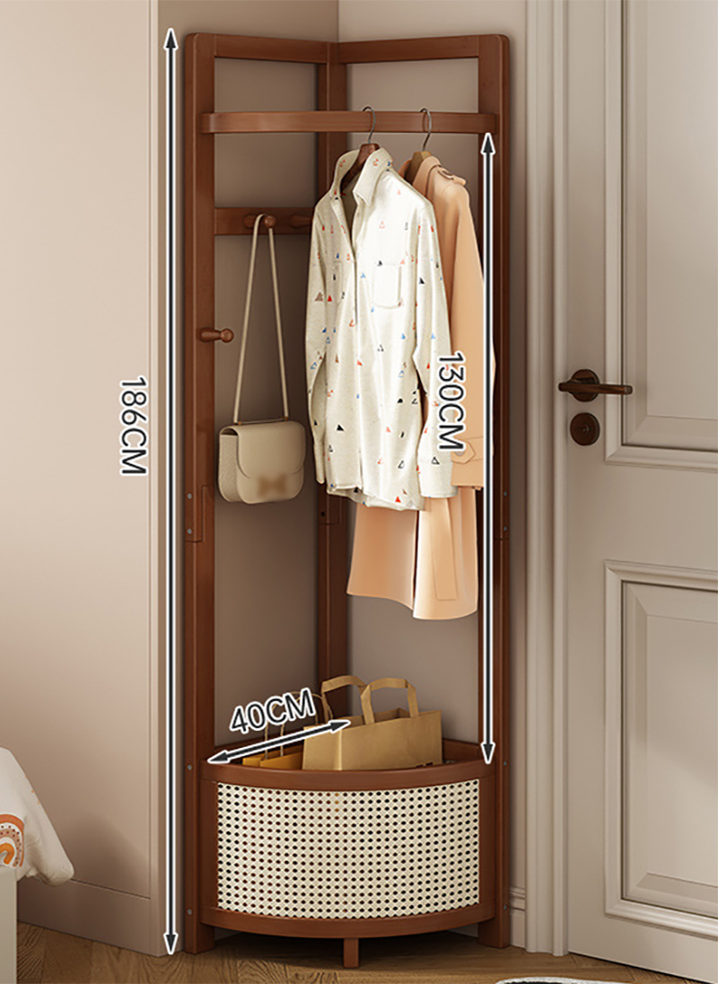 walnut color with basket