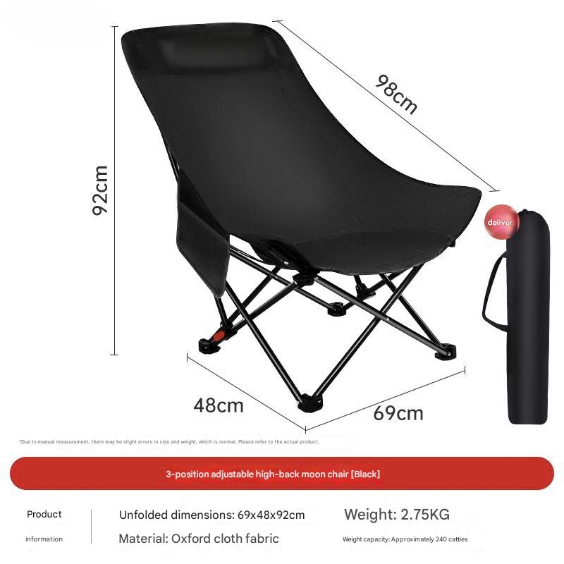 Black b style adjustable and reclining