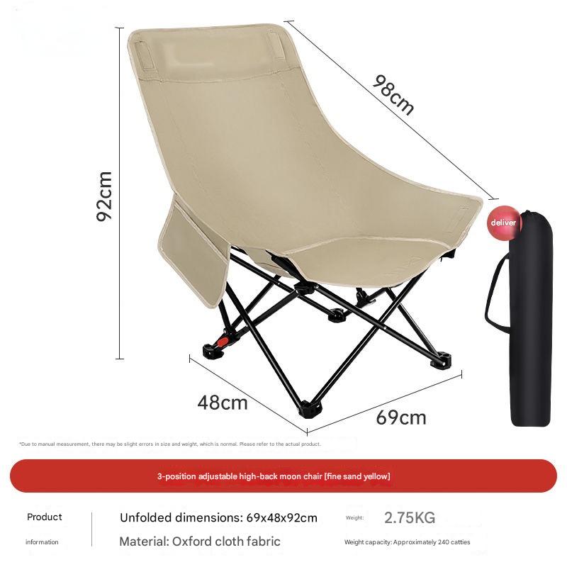 Khaki b style adjustable and reclining