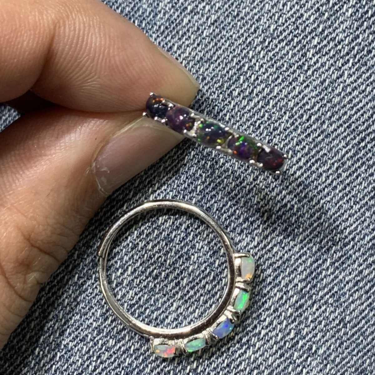 1:Black opal egg noodles are about 4x3mm