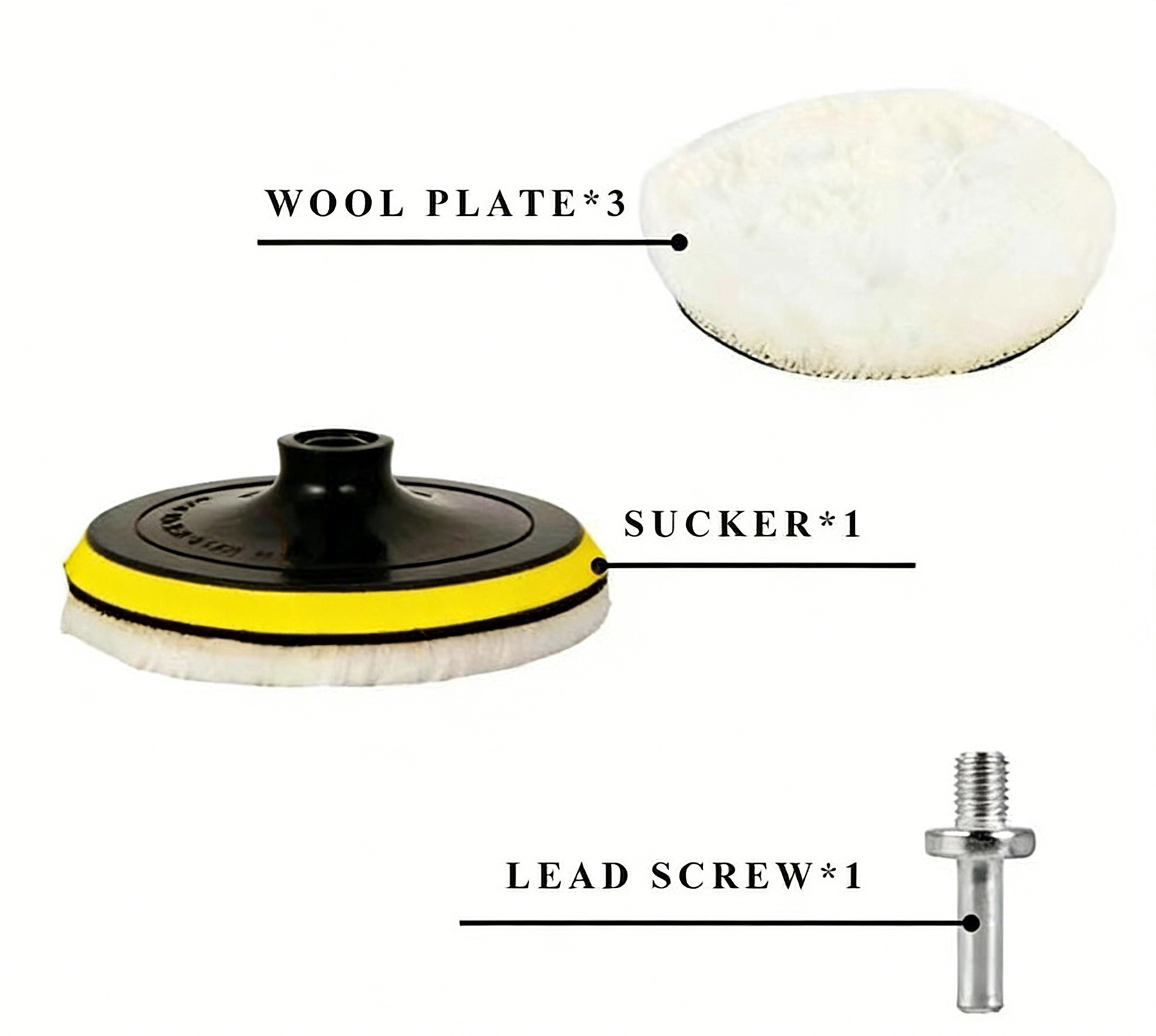 5 inch 125mm five-piece set