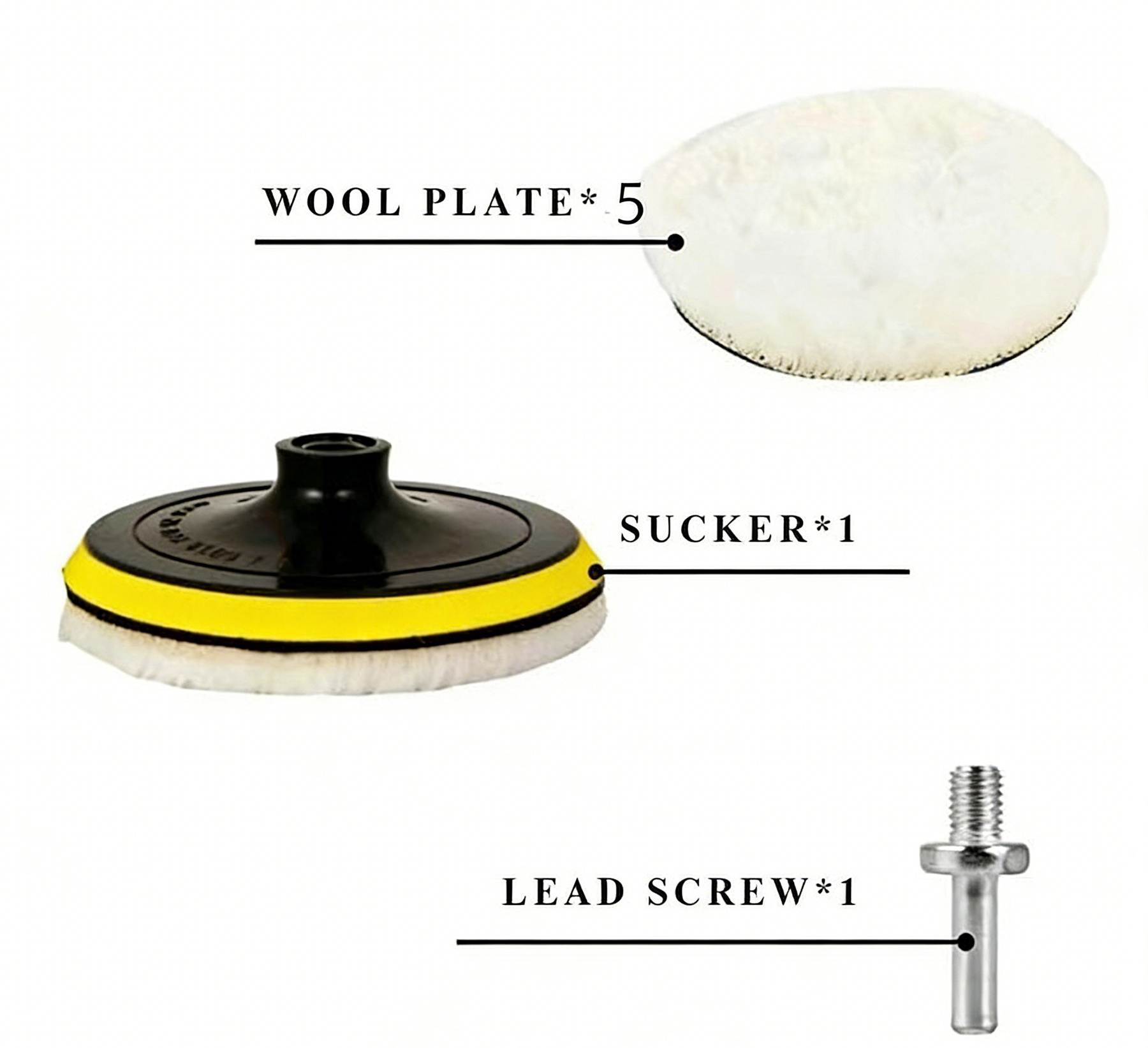 5 inch 125mm seven-piece set