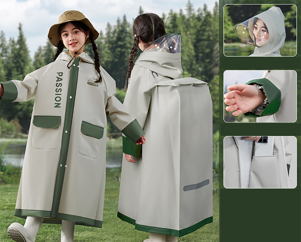 Olive green [waterproof large brim   hidden buckle   zipper   retractable school bag compartment   inner and outer pockets   handbag]