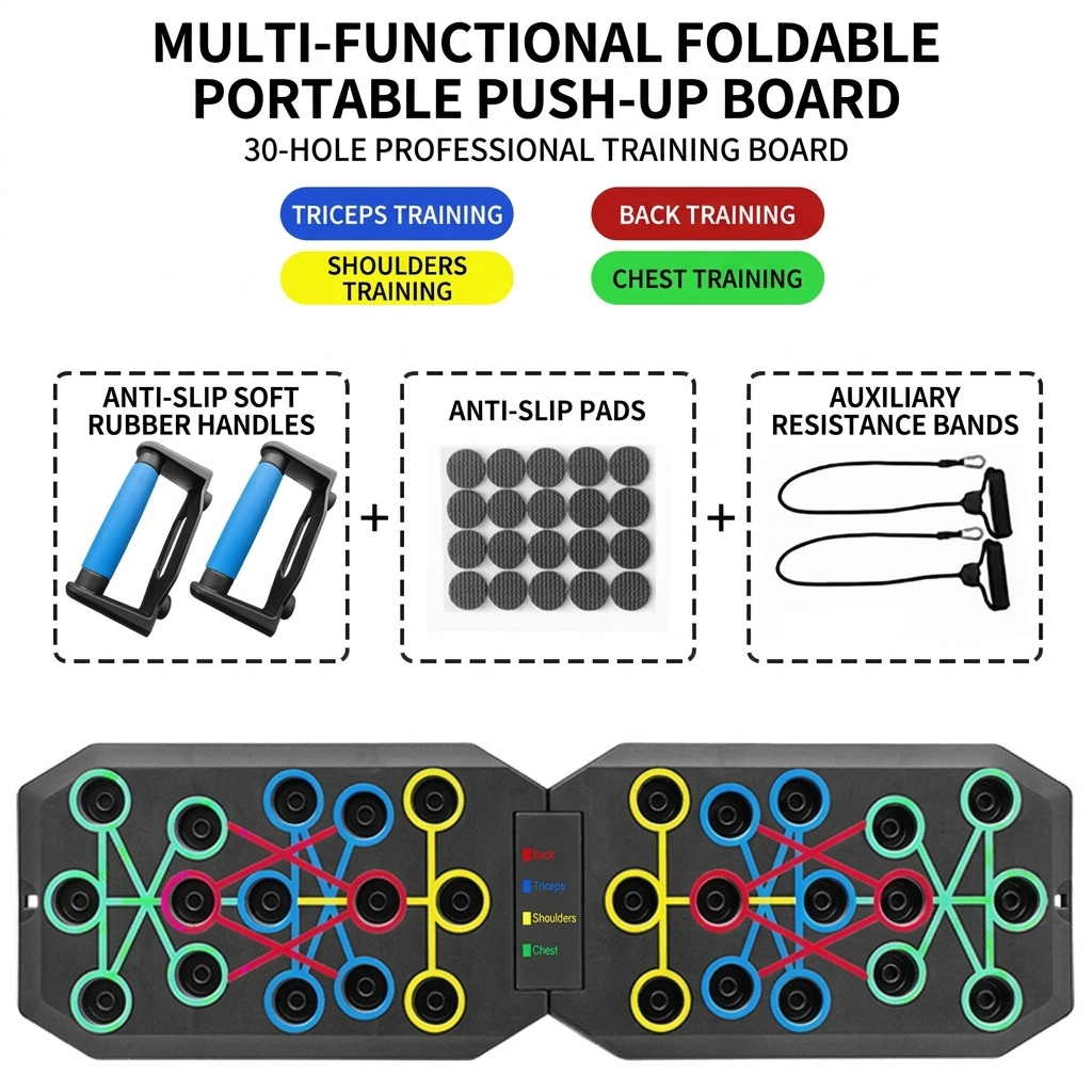 30-hole folding counting model (rubber-coated handle   drawstring)