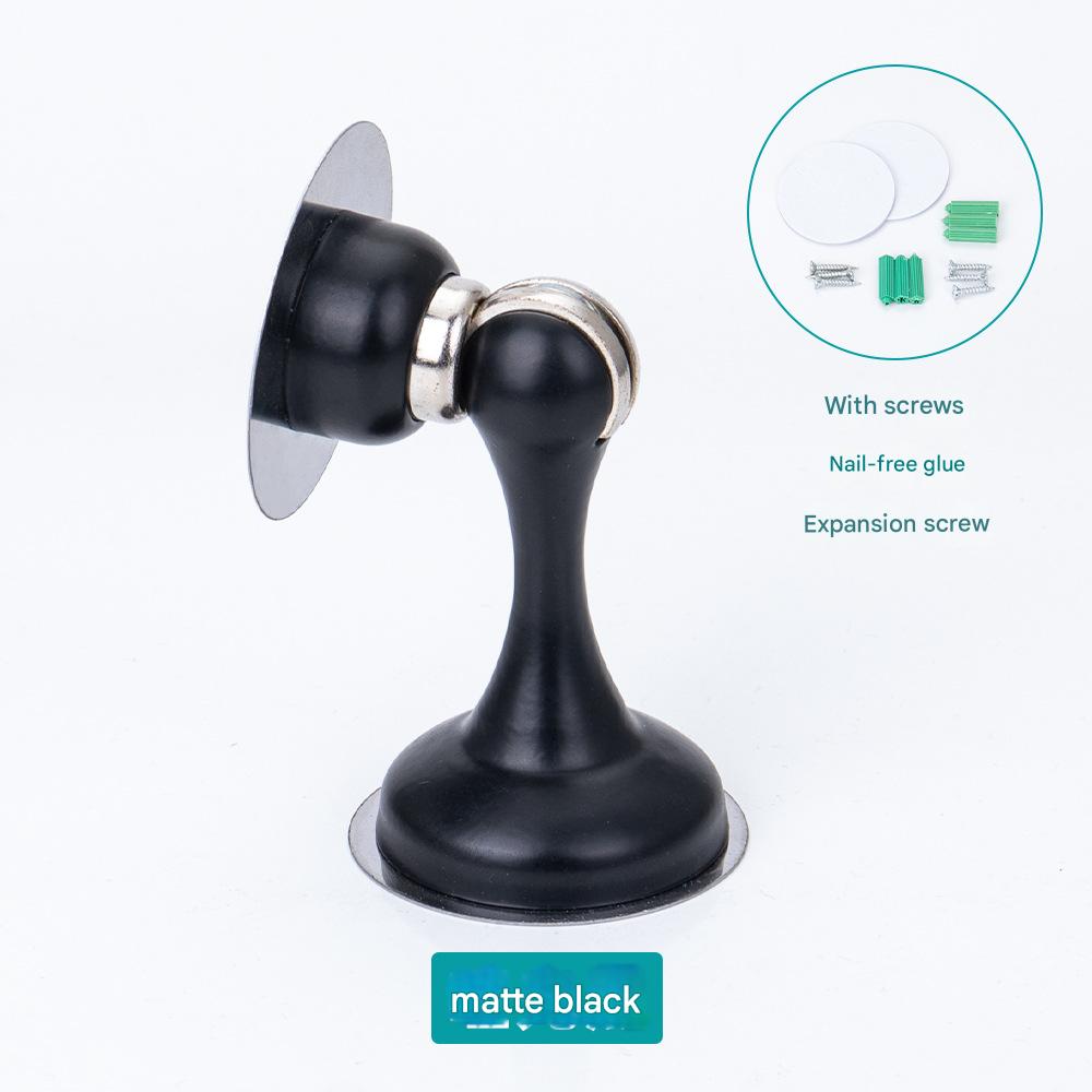 Punch-free matte black (with glue and screws)