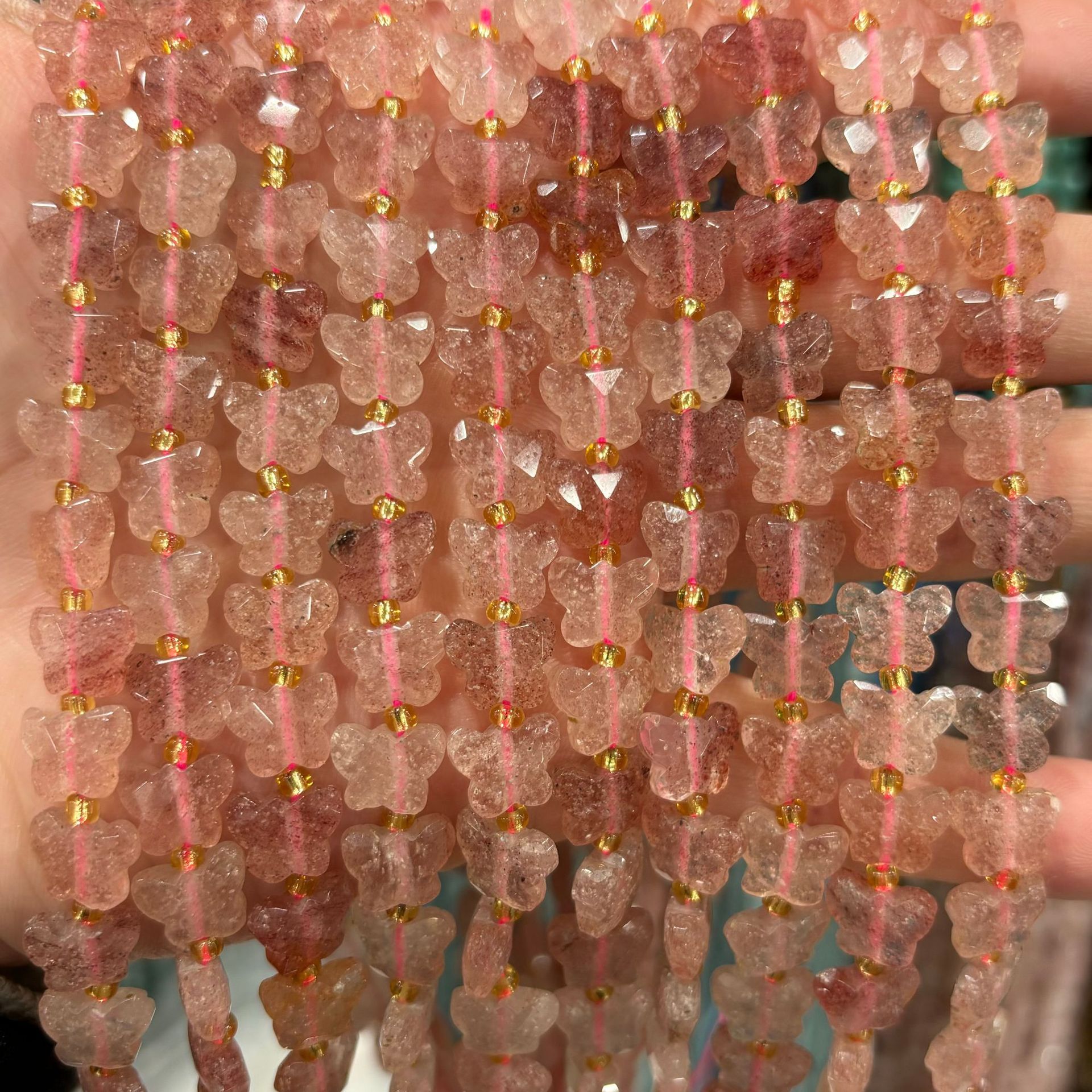 3 Strawberry Quartz 