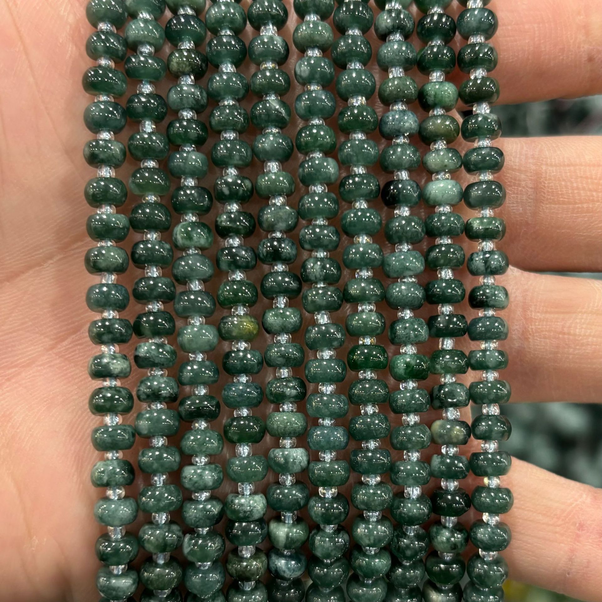 10:3x5mm abacus beads (about 82 pieces)
