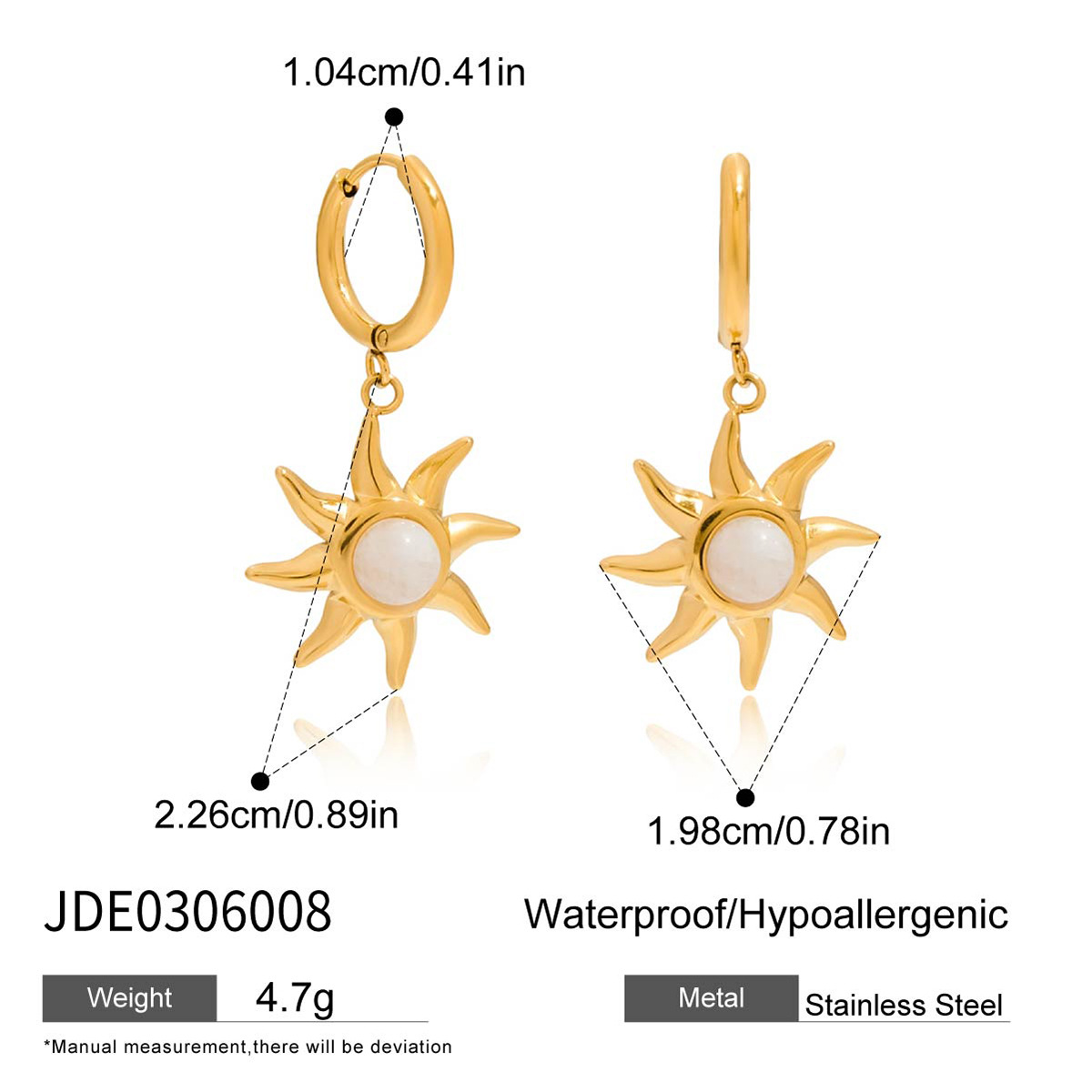 8:8 earring