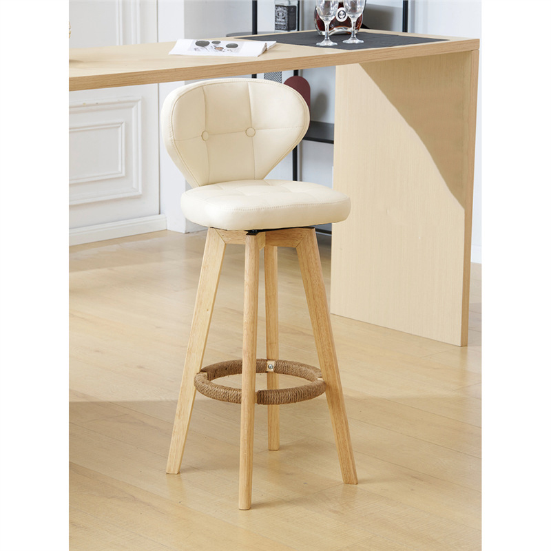 log frame - cream white Scratch-Resistant Fabric