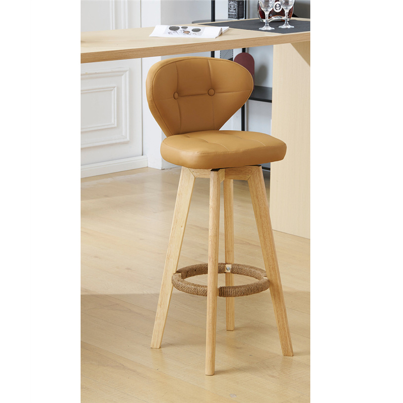 log frame - caramel brown Scratch-Resistant Fabric