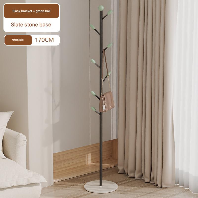 Straight pole model-black green ball
