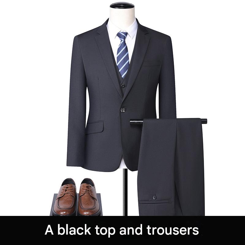 [Men's 1 button Black] suit   suit pants