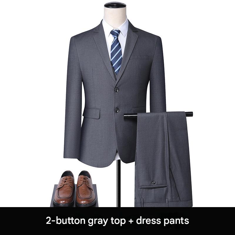 [Men's 2-button Gray] suit   suit pants